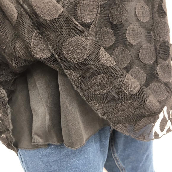 A. Byer Black Lace Sleeveless Top - Picture 7 of 16